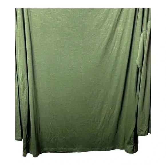 1263. NINEXIS BOAT NECK LONG SLEEVE TOP SIZE X-LARGE GREEN IN‎ COLOR LIGHTWEIGHT - Picture 6 of 12